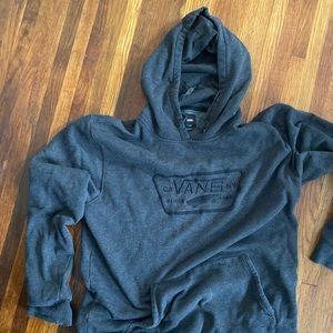 Dark grey vans hoodie